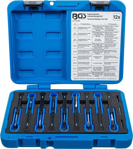 BGS Kabelverbinder-Lösewerkzeug-Satz universal 12-tlg. 60100